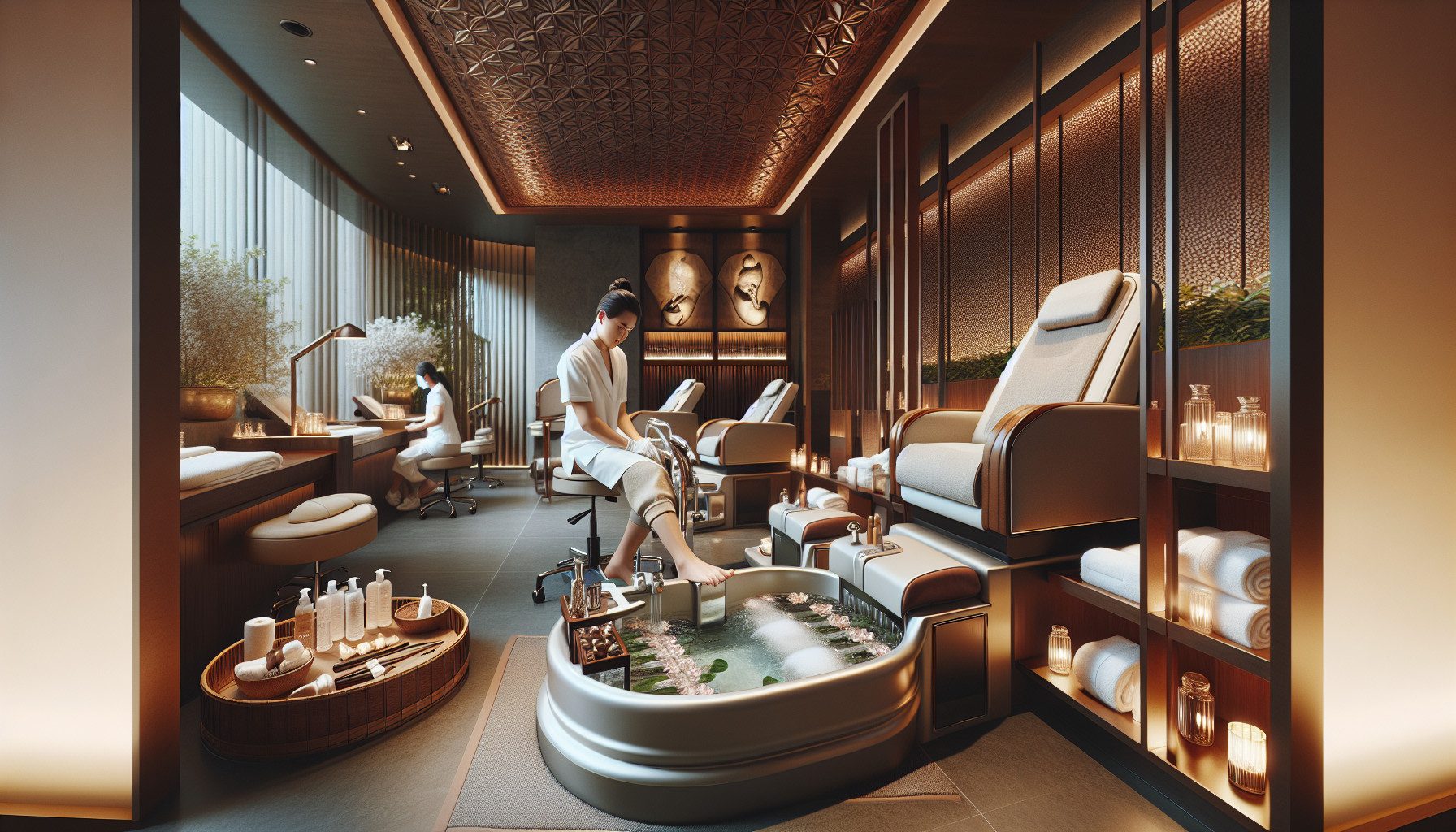 foot spa services near me at luxor spa abuja