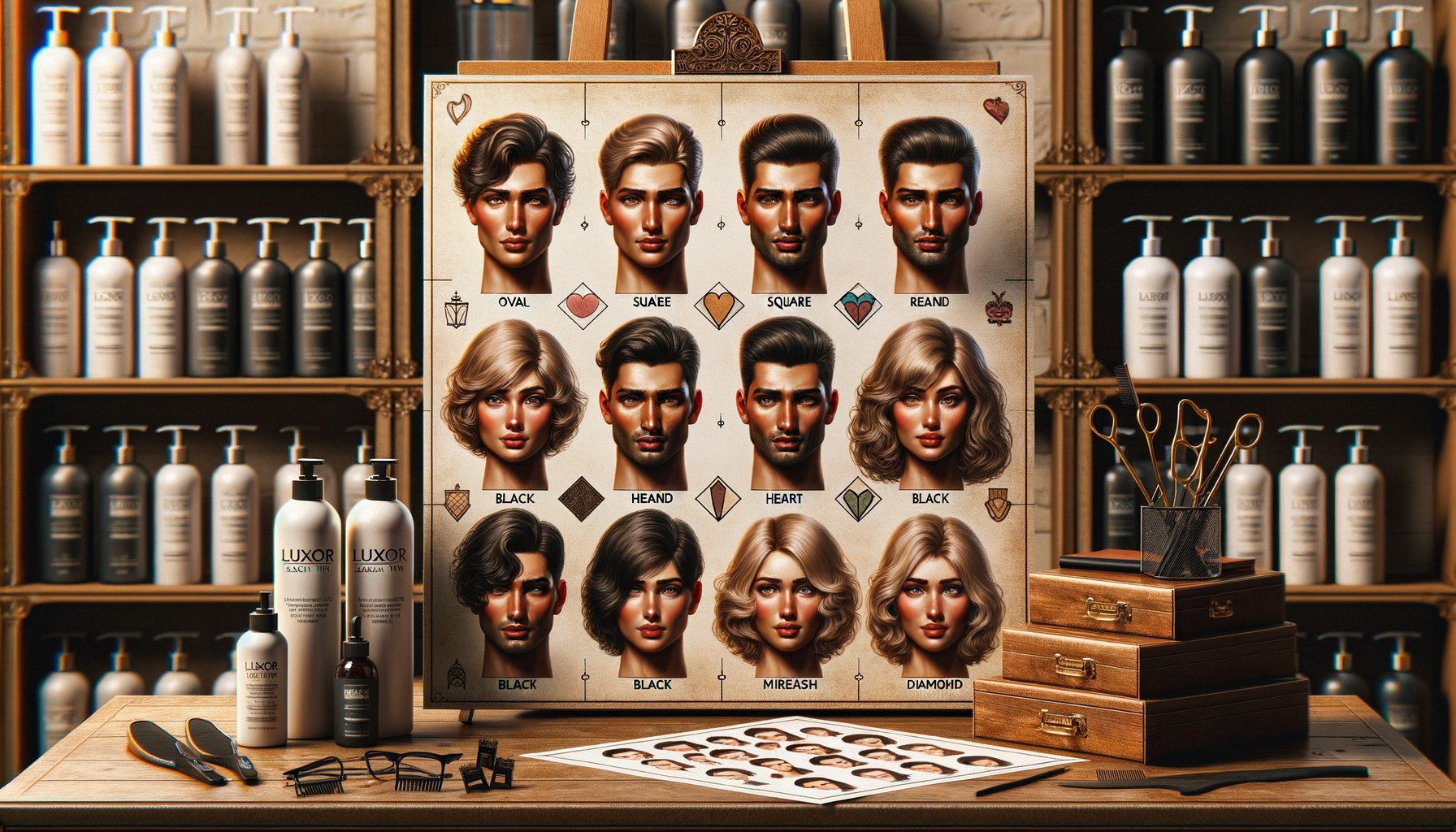How to Choose the Right Haircut for Your Face Shape – Luxor Salon Tips