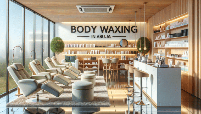 Modern body waxing salon interior in Abuja