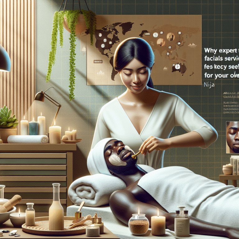 Spa therapist applying facial mask to relaxed client