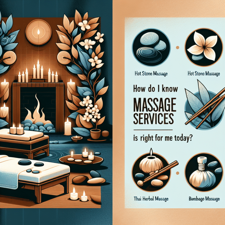 Spa massage room with candles and services poster