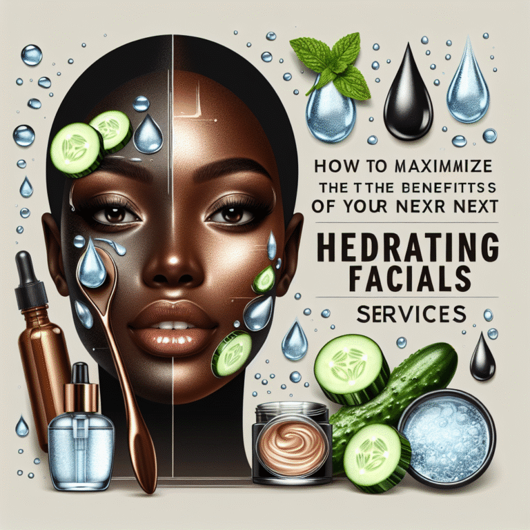 Woman with cucumber and skincare promoting hydrating facials
