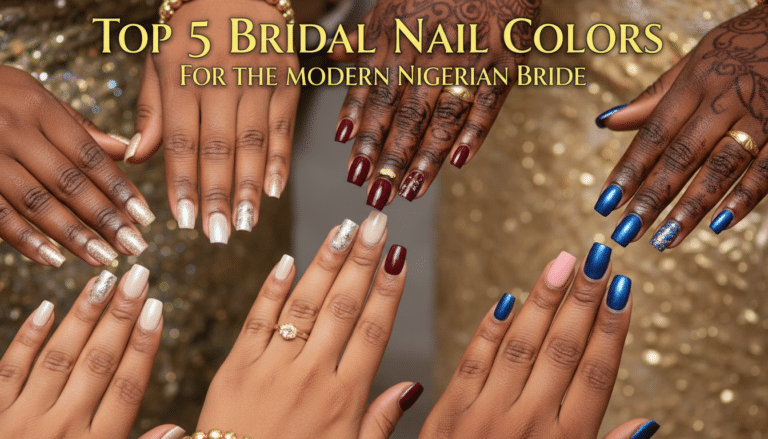 Top five bridal nail colours for Nigerian brides