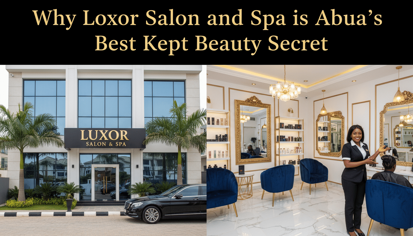 Luxor Salon and Spa exterior and elegant interior