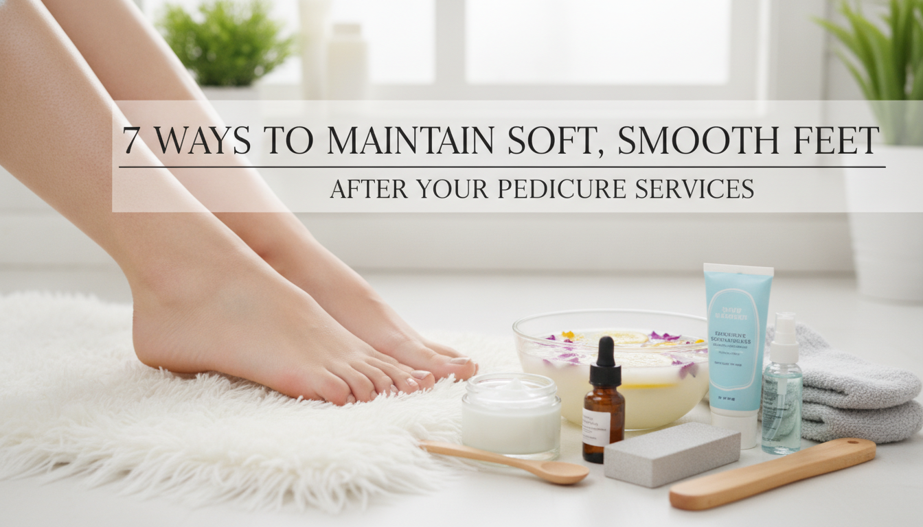 7 Ways To Maintain Soft Smooth Feet After Your Pedicure Services