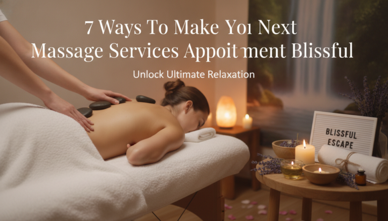 Woman receiving hot stone massage in tranquil spa