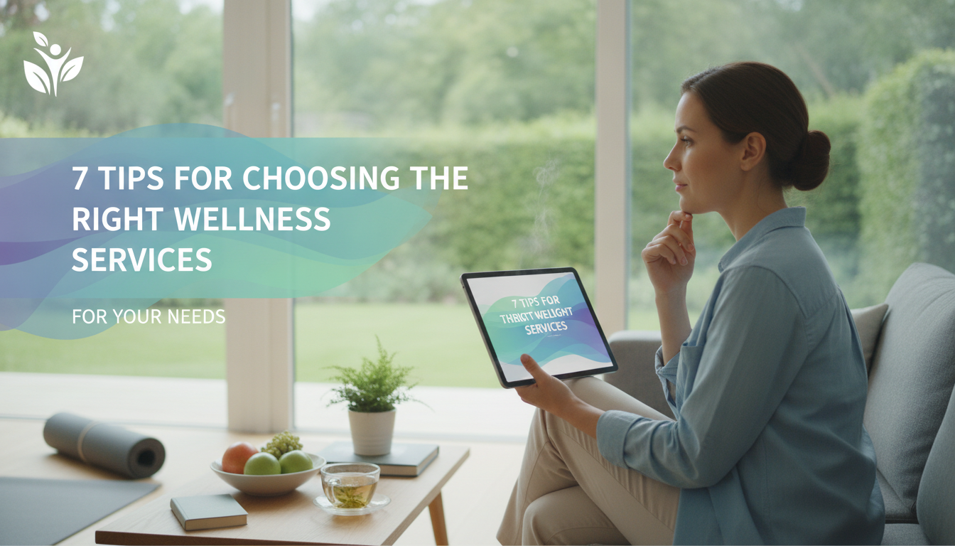 7 Tips For Choosing The Right Wellness Services For Your Needs