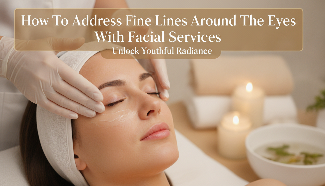 How To Address Fine Lines Around The Eyes With Facials Services