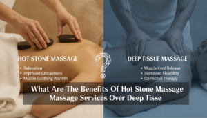 Hot stone and deep tissue massage comparison