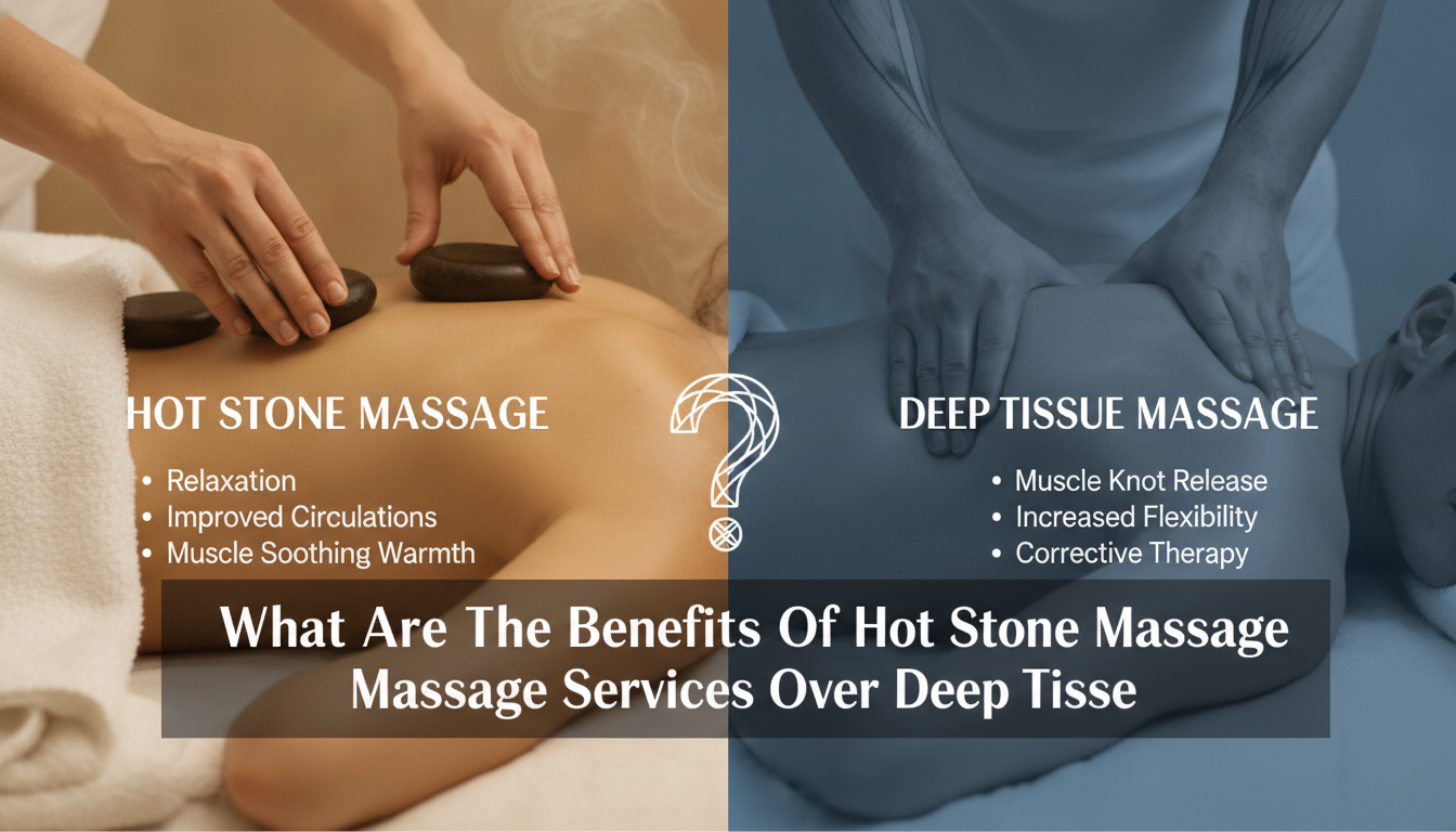What Are The Benefits Of Hot Stone Massage Services Over Deep Tissue