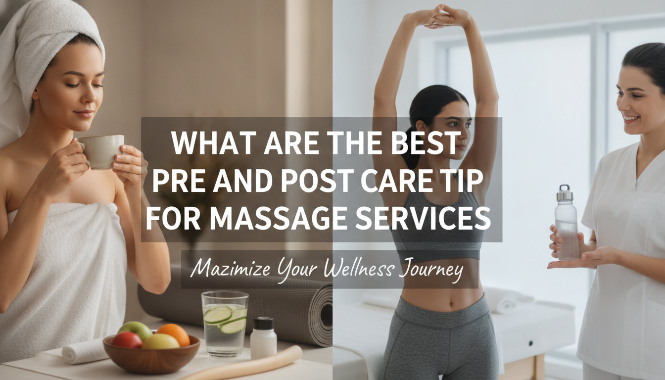 What Are The Best Pre And Post Care Tips For Massage Services