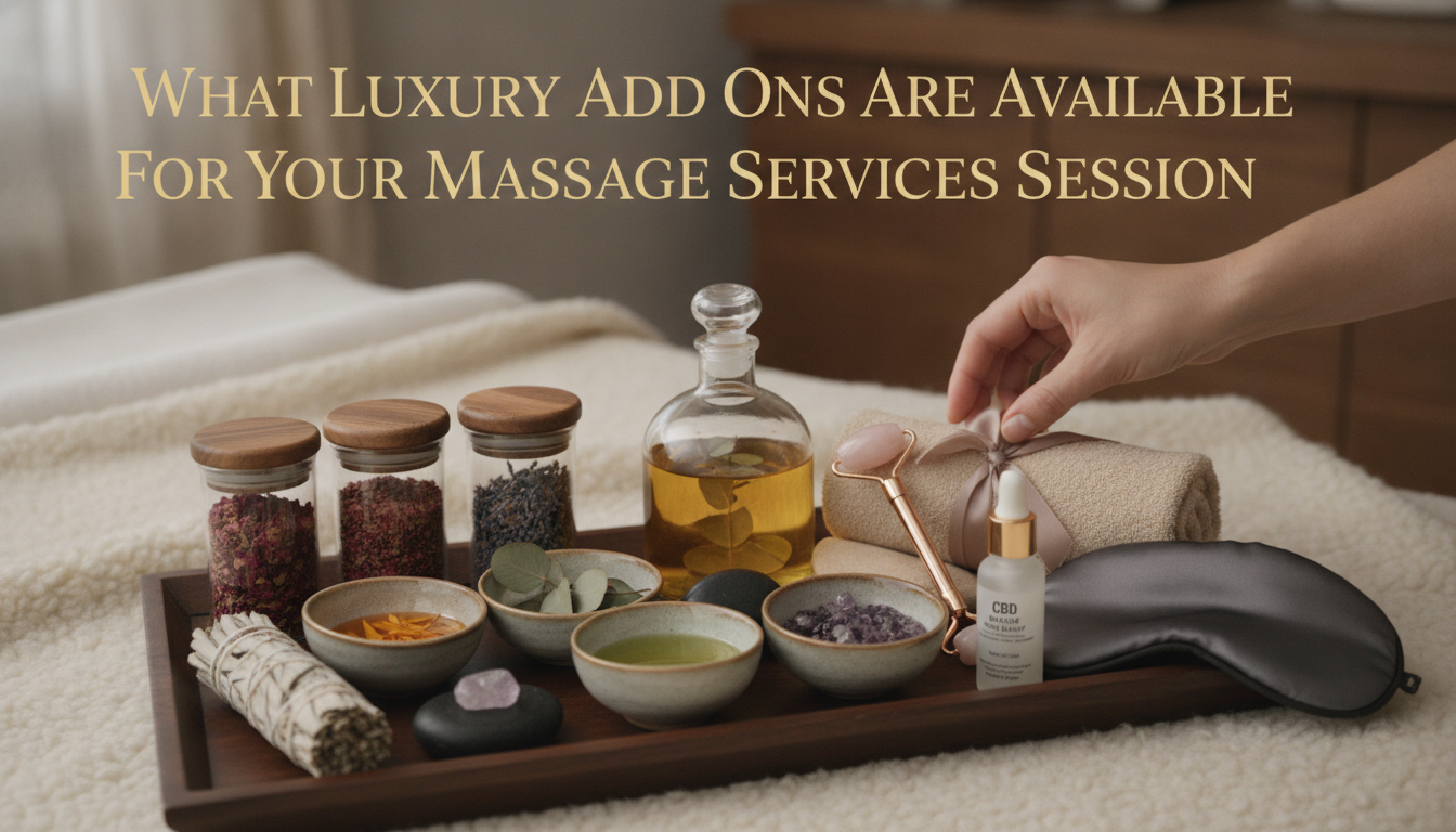 What Luxury Add Ons Are Available For Your Massage Services Session