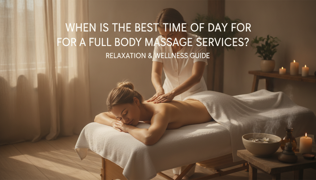 When Is The Best Time Of Day For A Full Body Massage Services