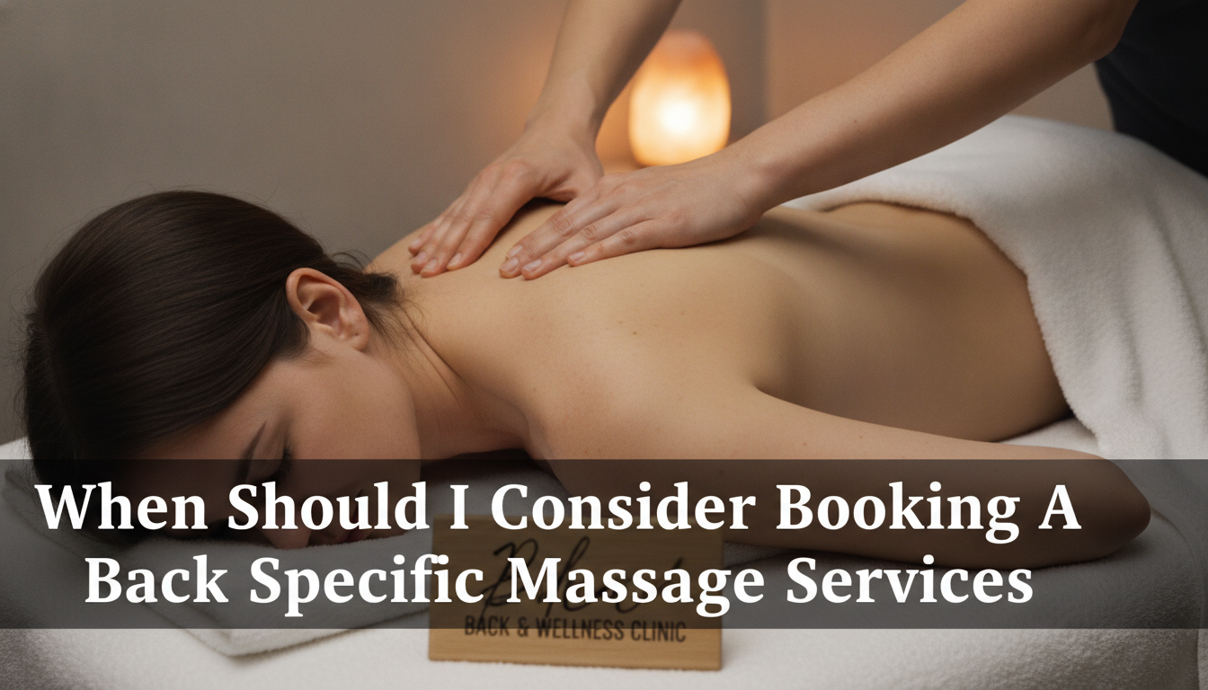 When Should I Consider Booking A Back Specific Massage Services