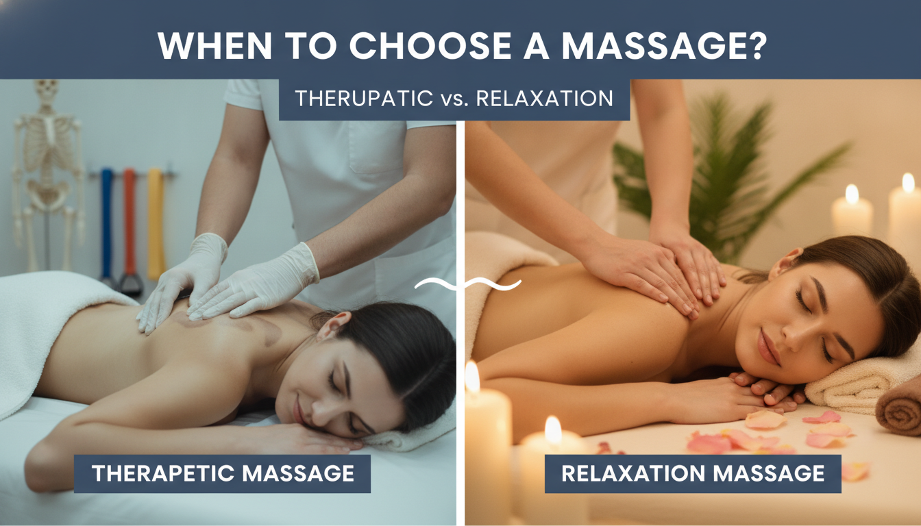 When To Choose A Therapeutic Massage Services Over A Relaxation Massage Services