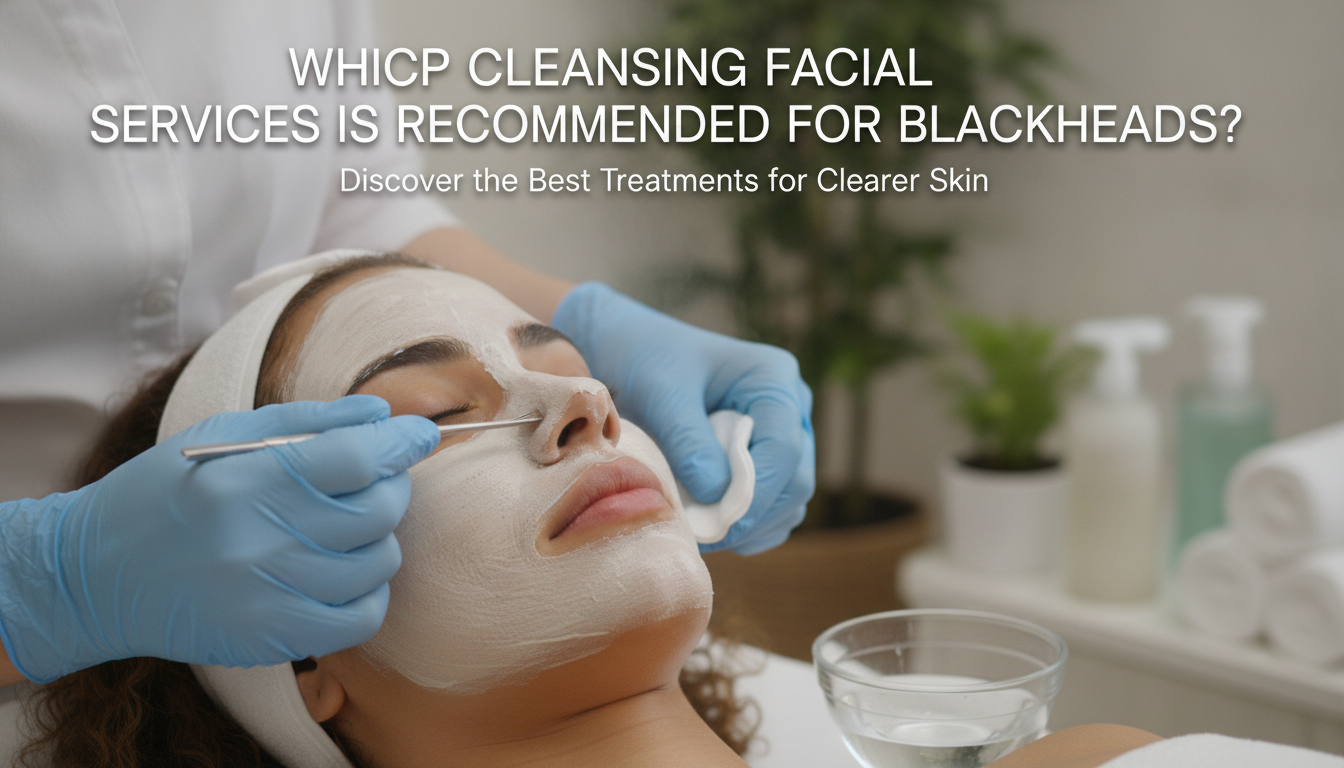 Which Deep Cleansing Facials Services Is Recommended For Blackheads