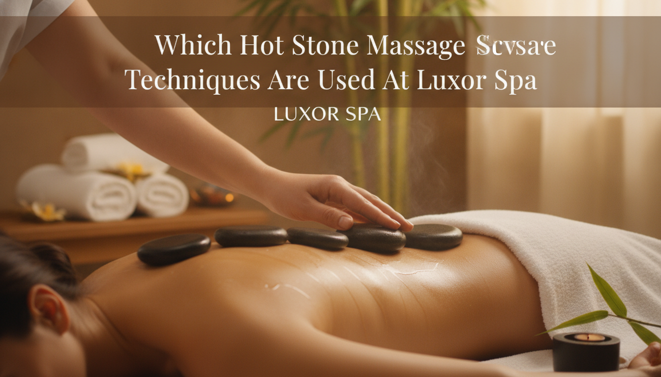 Which Hot Stone Massage Services Techniques Are Used At Luxor Spa