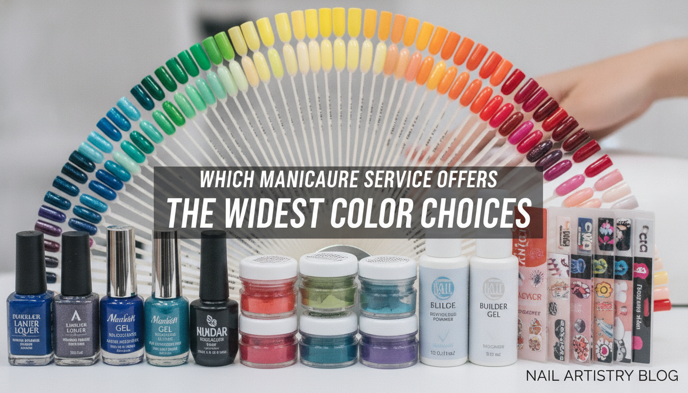 Which Manicure Services Offers The Widest Range Of Color Choices