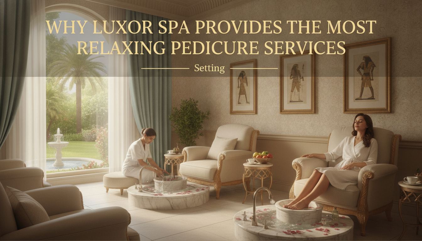 Why Luxor Spa Provides The Most Relaxing Pedicure Services Setting