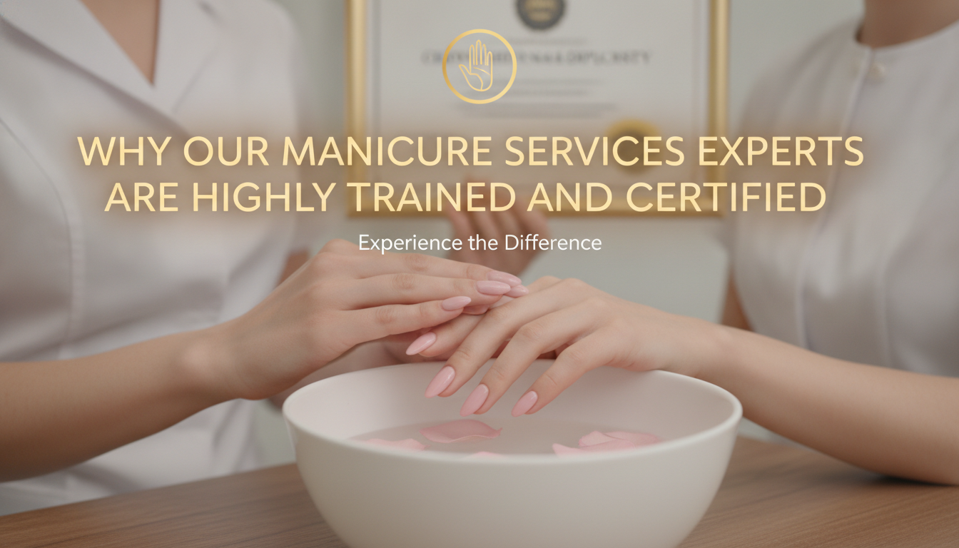 Why Our Manicure Services Experts Are Highly Trained And Certified