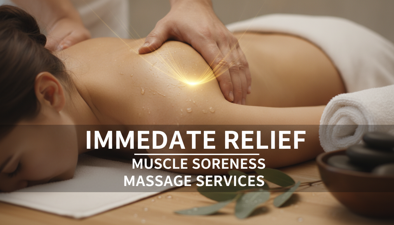 How To Get Immediate Relief From Muscle Soreness With Massage Services