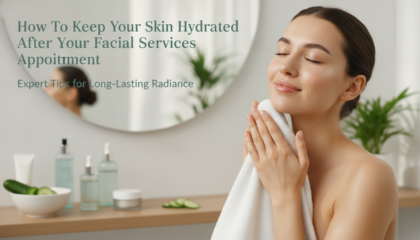 How To Keep Your Skin Hydrated After Your Facials Services Appointment
