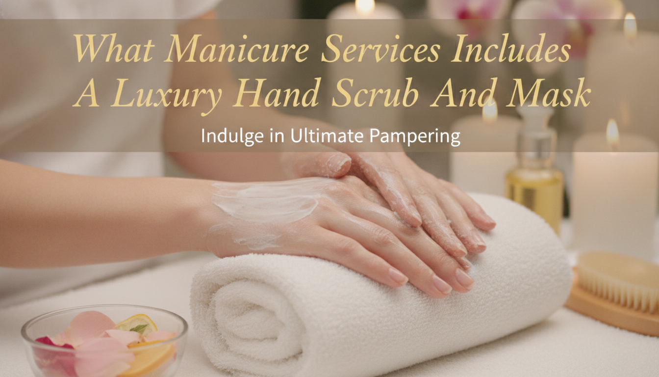 What Manicure Services Includes A Luxury Hand Scrub And Mask