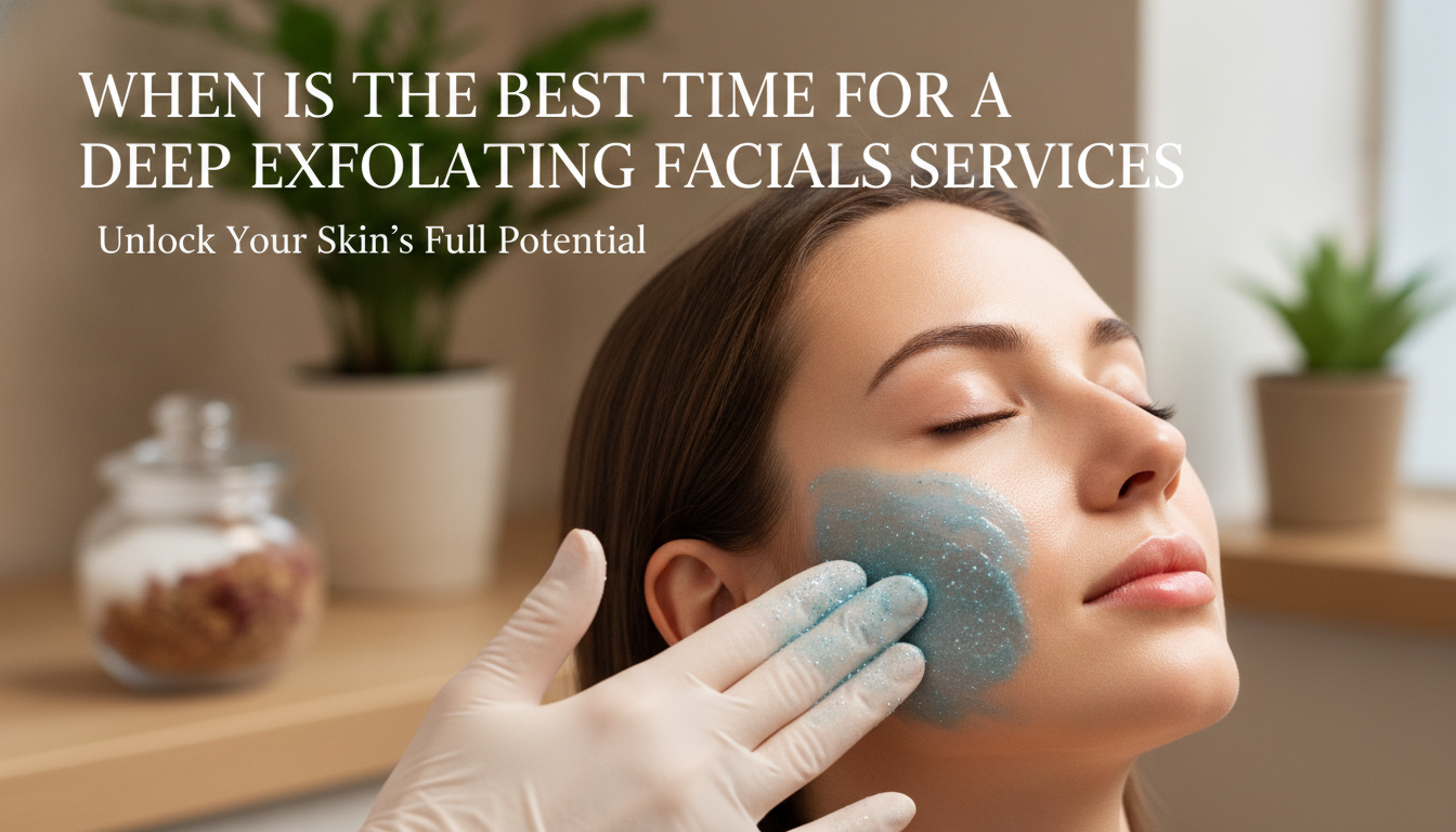 When Is The Best Time For A Deep Exfoliating Facials Services