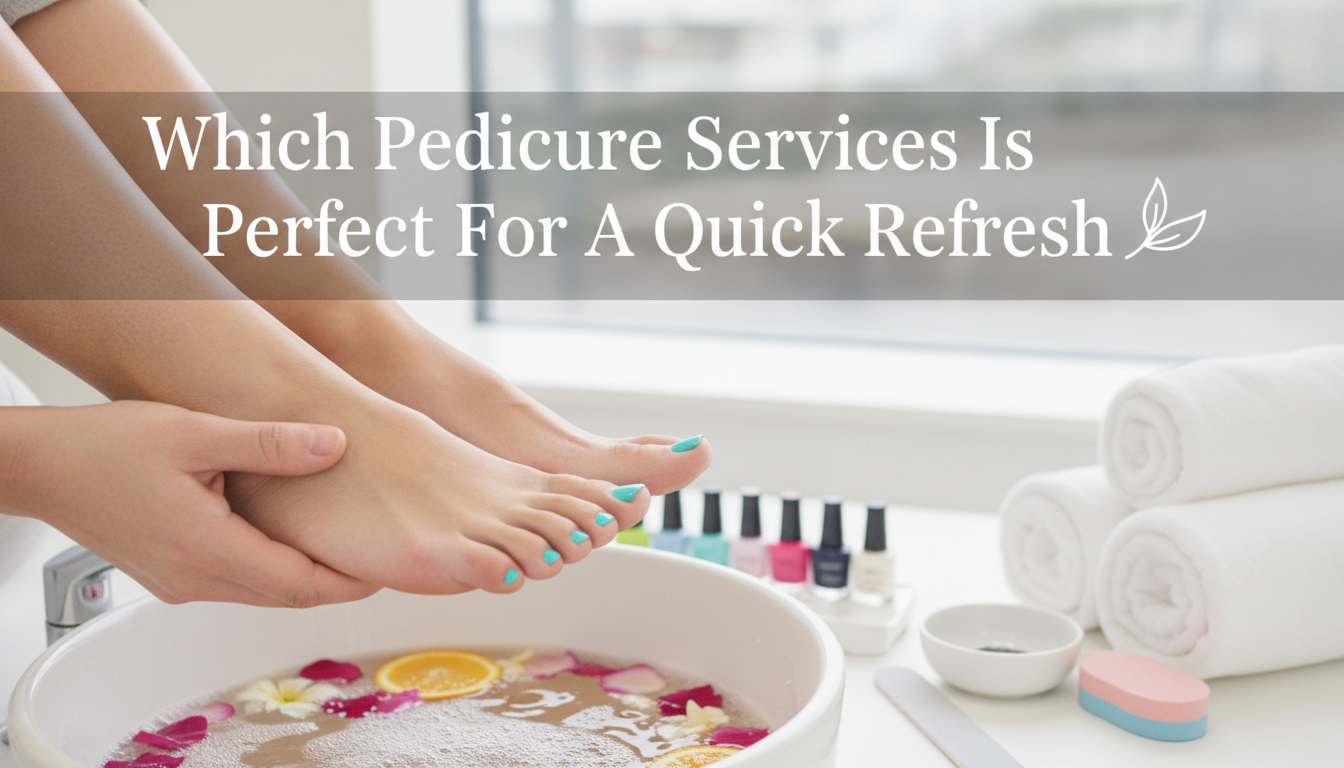Which Pedicure Services Is Perfect For A Quick Refresh