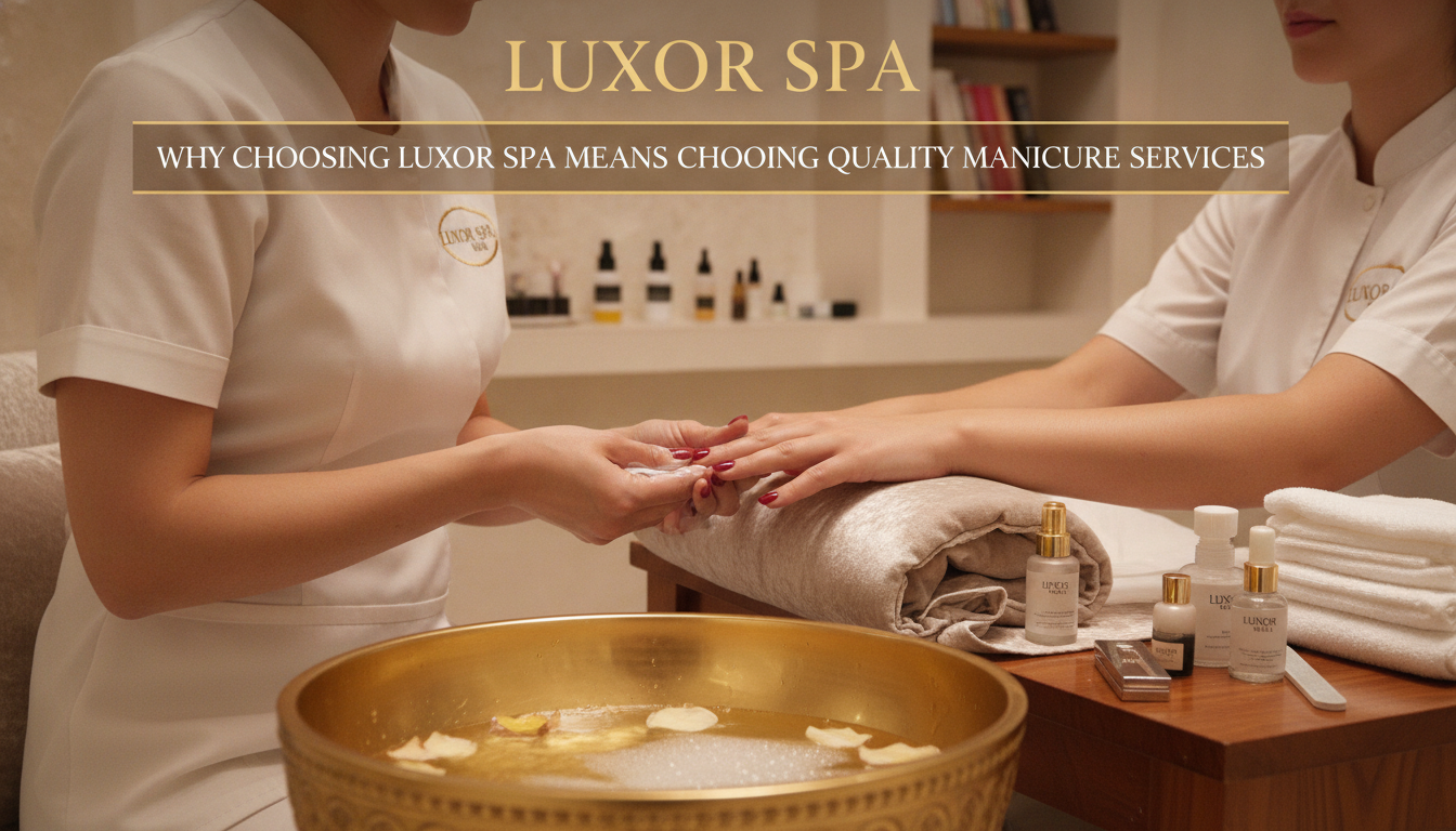 Why Choosing Luxor Spa Means Choosing Quality Manicure Services
