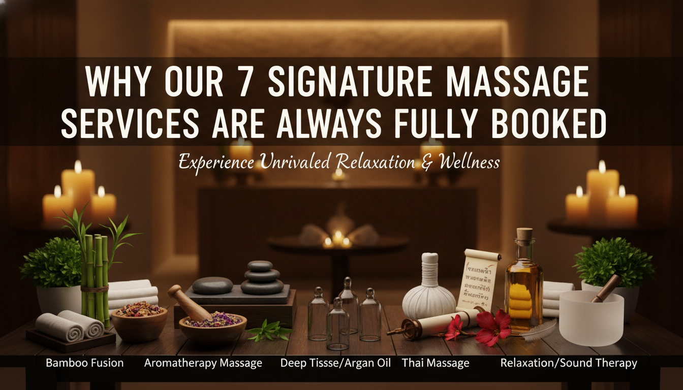 Why Our 7 Signature Massage Services Are Always Fully Booked