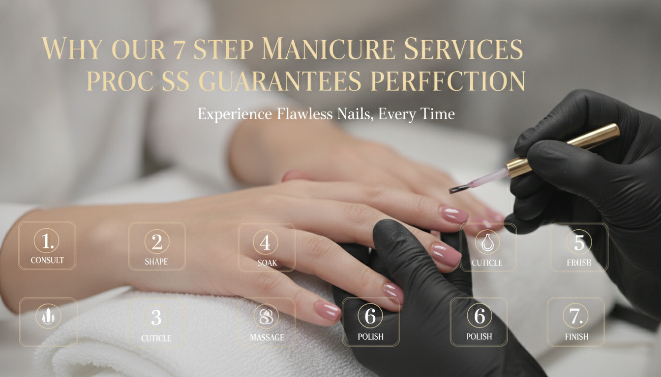 Why Our 7 Step Manicure Services Process Guarantees Perfection